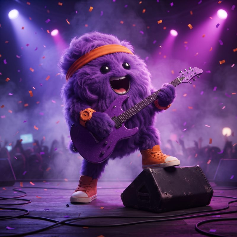 Puffy the rock star
