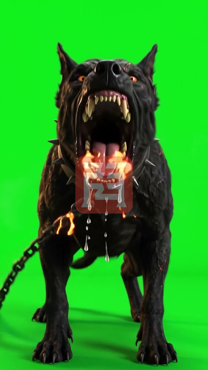 Hellhound Lunge — watermarked preview
